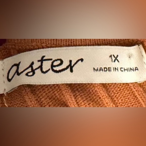 Women's Ribbed Spaghetti-Strap Dress- Rust - Picture 3 of 3